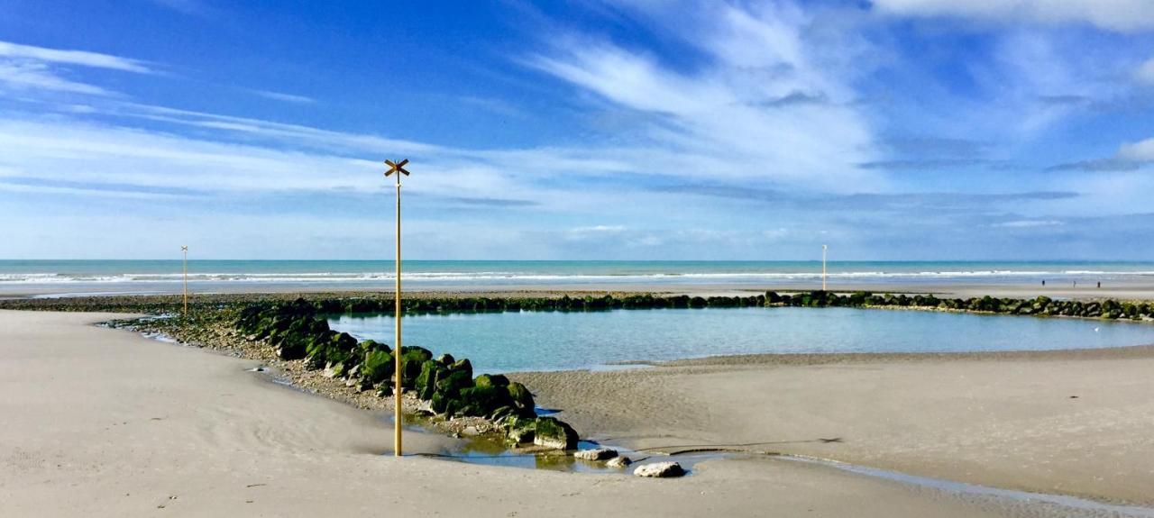 Joli Studio Proche Plage Et Centre Avec Parking Wimereux Esterno foto